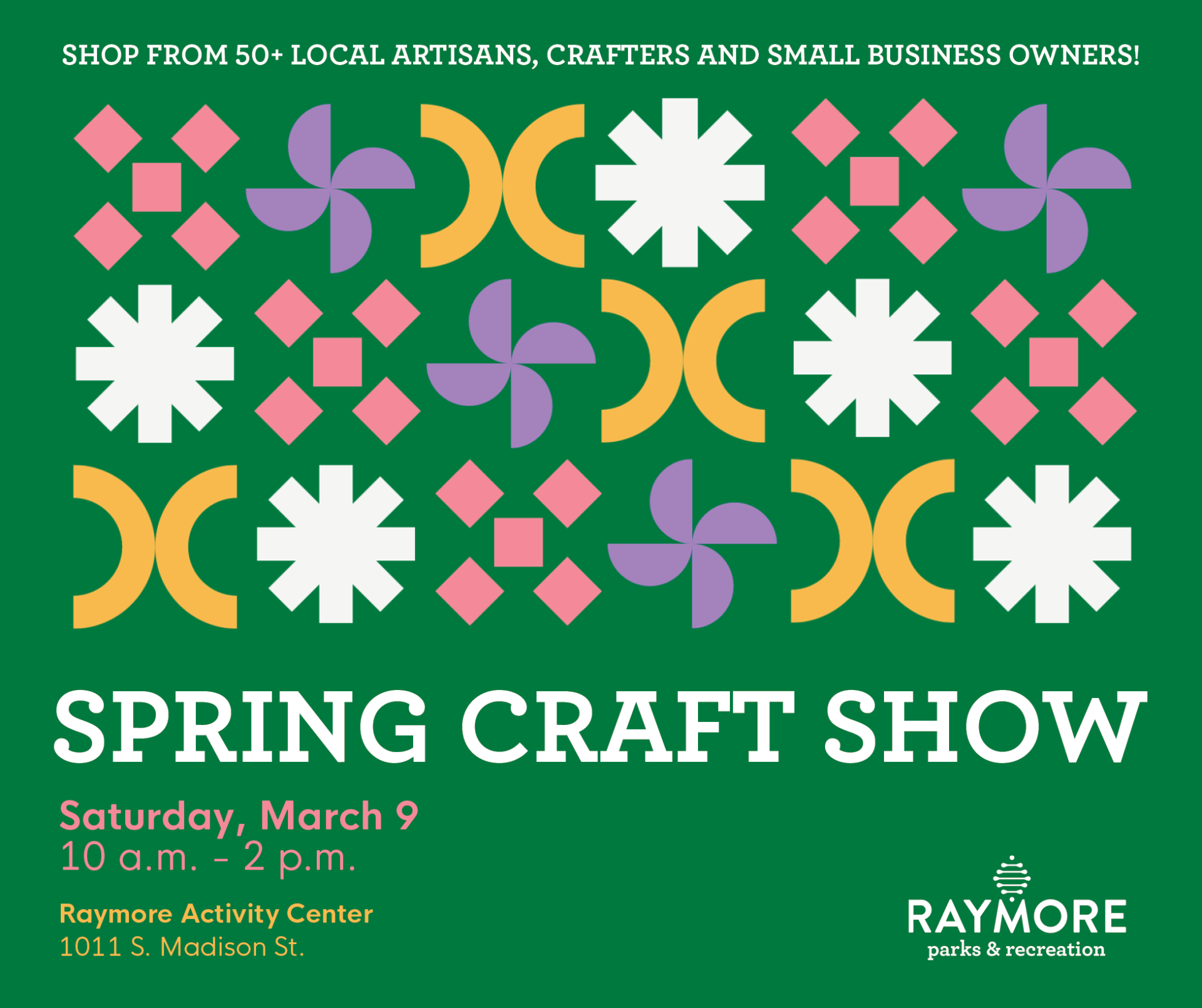 Spring Craft Show FB Post